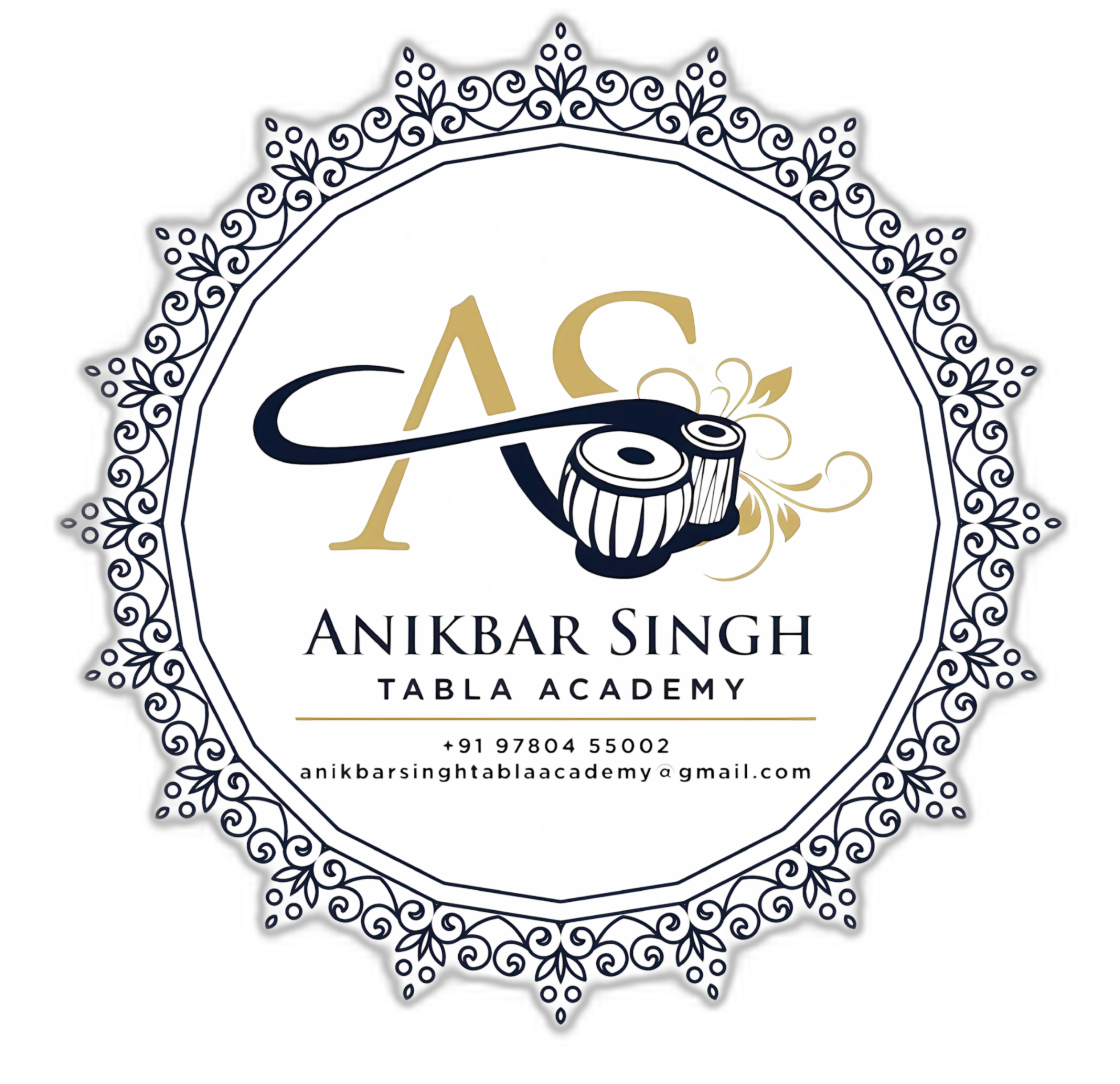 Anikbar Singh Tabla Academy Logo
